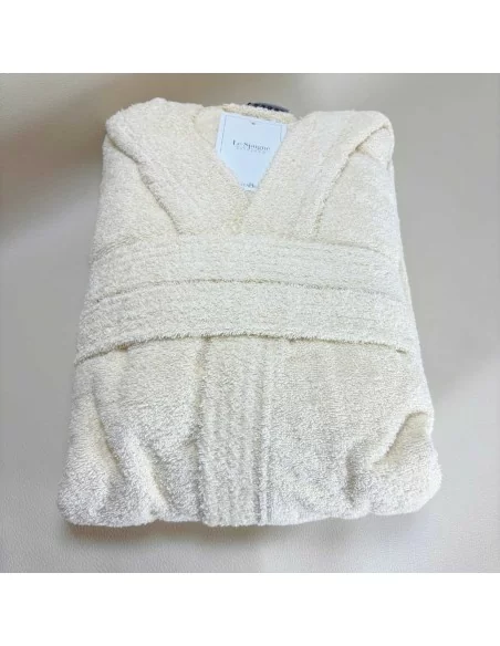 Set Accappatoio Lui e Lei Spugna LineaBlu Salvia e Panna