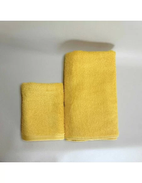 Coppia Asciugamani Personalizzati LineaBlu art. Marte Spugna 420gr/mq