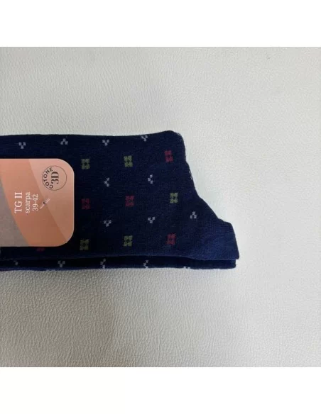 Calzini Lunghi da uomo Ragno art. U863CS caldo cotone geometrico