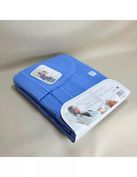 Accappatoio Personalizzato Azzurro Nido d'ape Marta Marzotto Cotone