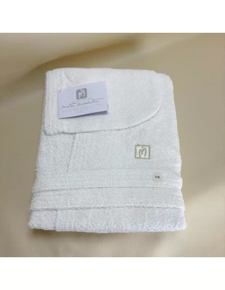 Accappatoio Unisex In Cotone 450gr/m² - Morbido Con Cappuccio E Tasche - Foto 4